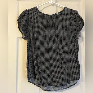 Liz Claiborne Flutter Sleeve Blouse